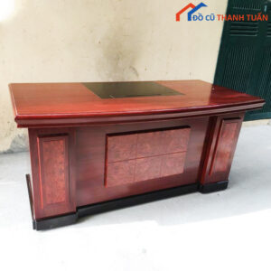 Bàn Giám Đốc Cũ Dài 1m8 Màu Nâu Giá Rẻ