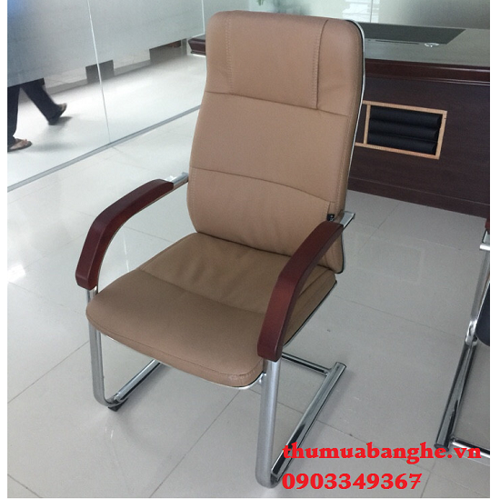 ghe-chan-quy-inox-tay-boc-go-mau-nau Một Số Mẫu Bàn Làm Việc Tại Đồ Cũ Thanh Tuấn