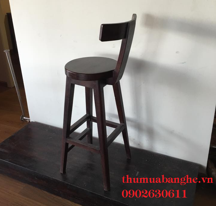 Bộ bàn ghế quầy bar gỗ thông GQB007 - Nội thất Zimbe