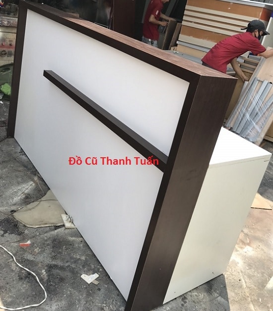 quay-cu-mau-trang-cu Thanh Lý Quầy Màu Trắng Cũ - Mã 142