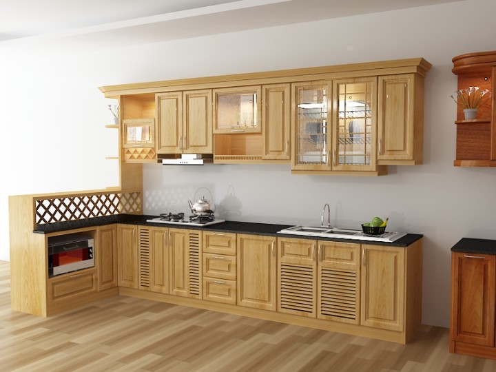 Tủ bếp gỗ pơ mu được đánh giá là sản phẩm nội thất tốt nhất năm