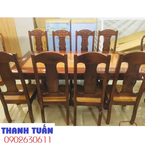 ban-an-tram-8-ghe Tổng hợp những mẫu bàn ăn được bán tại Thanh Tuấn