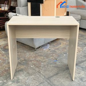Bàn Làm Việc Gỗ 1Mx50Cm Màu Kem Cũ Đẹp