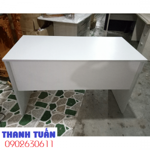 Thanh Lý Bàn Làm Việc Cũ 1m2 x 60 Không Hộc Trắng BVP11