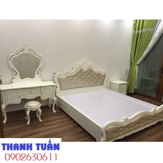 giuong-hoang-gia1m6 Thanh Lý Giường Hoàng Gia 1m6 x 2m GN09