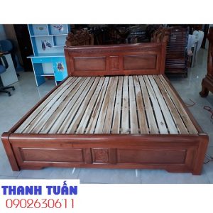 Thanh Lý Giường Gỗ Xoan Lá 1m8 x 2m GN16