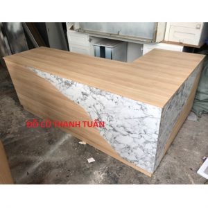 Thanh Lý Quầy Lễ Tân Chữ L Cũ 2M1x1M2 - QC16