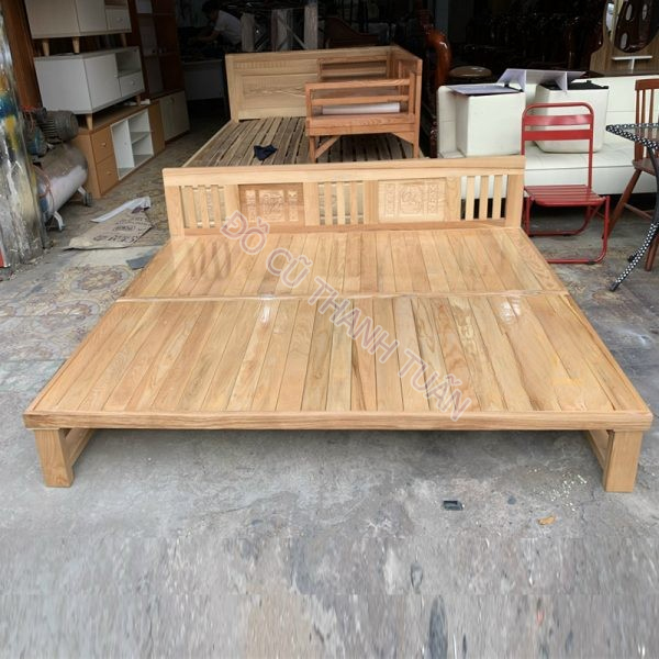 truong-ky-cu Thanh Lý Giường Gấp (Trường Kỷ) Gỗ Sồi