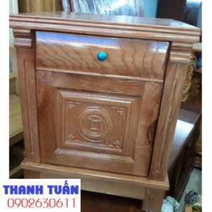 Thanh Lý Tủ Đầu Giường Gỗ Sồi TĐG04