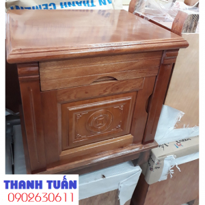 Thanh Lý Tủ Đầu Giường Gỗ Xoan Đào TĐG03