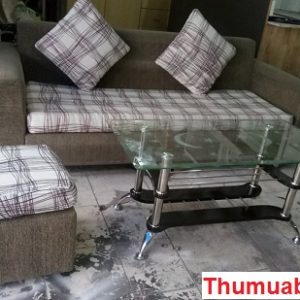 Thanh lý bộ sofa kèm bàn kính cũ giá rẻ