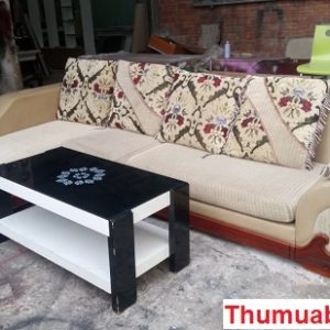 Thanh lý bộ sofa cao cấp khung gỗ cũ giá siêu rẻ