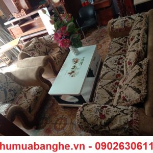 Thanh lý bộ sofa cao cấp cổ điển cũ giá rẻ