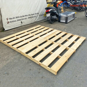 Giường Pallet Gỗ 1M8x2M Cũ Giá Rẻ