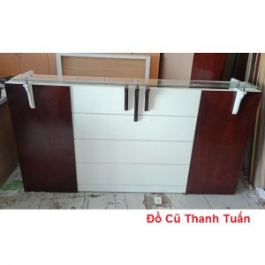 Bán Quầy Gỗ Mặt Kính Cũ Giá Rẻ