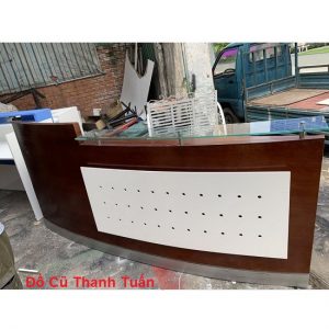 Quầy Gỗ Mặt Kính Cũ Bán Giá Rẻ