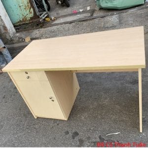 Bàn Làm Việc 2 Hộc Tủ Màu Kem Cũ - Mã 318