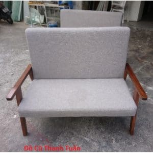 Bán Ghế Sofa Đơn Khung Gỗ Lót Nệm Cũ 95% - Mã 822