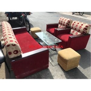 Bán Bộ Sofa Khung Gỗ Cũ Cao Cấp - Mã 532