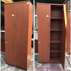 Mẫu Tủ Hồ Sơ Đứng 4 Cánh Cũ Giá Rẻ - Mã 211