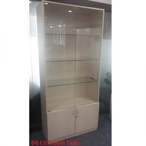 Tủ Kệ Hồ Sơ Cửa Kính Cũ Giá Rẻ - Mã 391