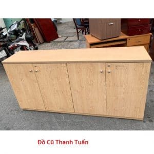 Tủ Hồ Sơ Thấp Cũ 4 Cánh Giá Rẻ - Mã 782