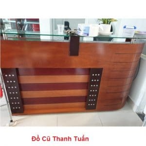 Quầy Gỗ Cũ Mặt Kiếng Giá Rẻ - Mã 766