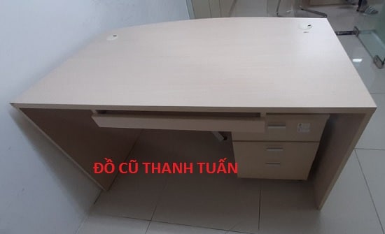 ban-truong-phong-cu-mau-trang1 Bàn Trưởng Phòng Cũ Kèm Hộc - Mã 491