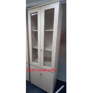 Tủ Hồ Sơ Cửa Kính Cao Cấp Cũ - Mã 665