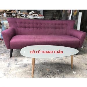 Thanh Lý Băng Sofa Màu Tím Cũ - Mã 447