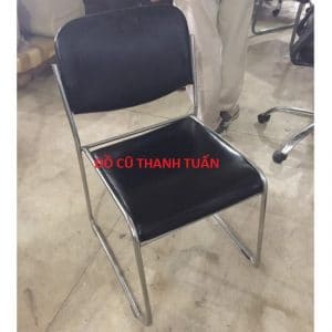 Thanh Lý Ghế Chân Quỳ Inox Cũ Màu Đen - Mã 890