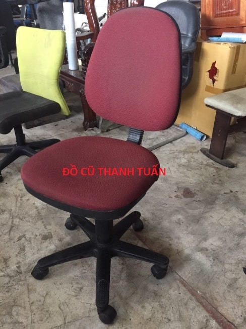 ghe-xoay-boc-vai-ni-khong-tay-250k XẢ KHO: Lô Ghế Cũ Giá 150k - 350K