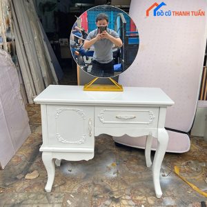 Thanh Lý Bàn Trang Điểm Cũ Màu Trắng