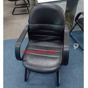 Thanh Lý Ghế Chân Quỳ Hòa Phát Cũ Màu Đen - Mã 873