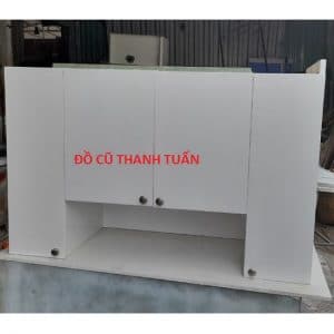 Tủ Bếp Gắn Tường 1M2x 75Cm Cũ Màu Trắng