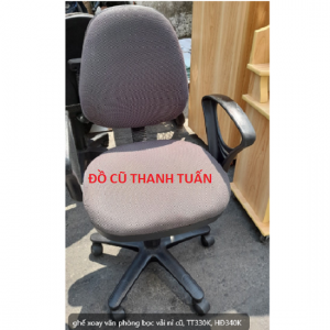 Thanh Lý Ghế Xoay Văn Phòng Bọc Vải Nỉ Cũ