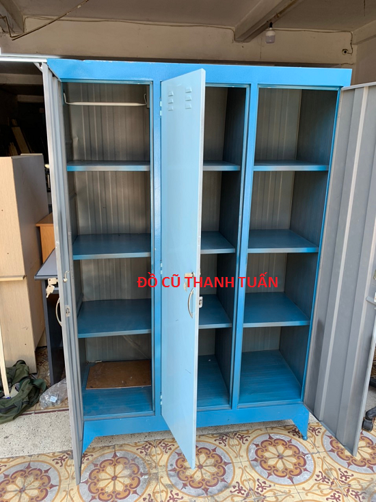4-2 Tủ Sắt Ngang 3 Cánh Cũ Gía Rẻ
