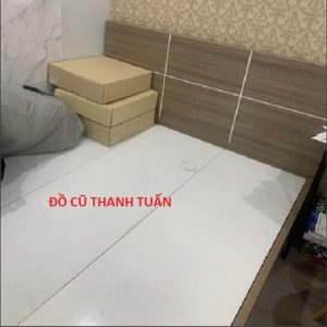 Thanh Lý Giường Gỗ MDF 1m6 x 2m Mới 95%