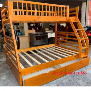 Thanh Lý Giường Tầng Gỗ Cũ Gía Rẻ