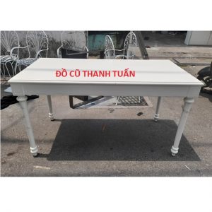 Thanh Lý Bàn Làm Việc Cũ 70cm*1m4 Cao Cấp Màu Trắng - BLVC279