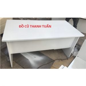 Thanh Lý Bàn Làm Việc Cũ Màu Xám 2 Hộc Tủ