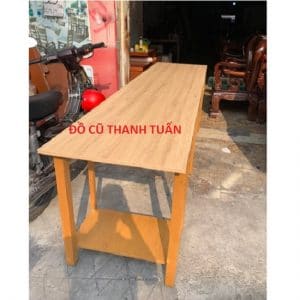 Thanh Lý Bàn Làm Việc Gỗ Cũ 60cm x 2m4 Giá Rẻ
