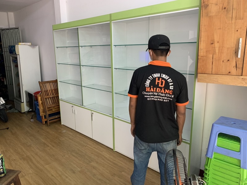 8-9 Tủ trưng bày đóng mới tại Đồ Cũ Thanh Tuấn