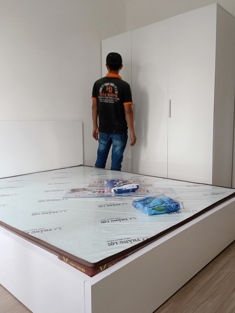 9-4 [Review] giường cũ lắp đặt tại nhà khách hàng