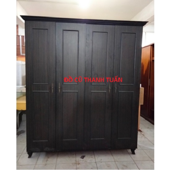 9-8 Tủ Áo 4 Cửa Gỗ MDF 1m8 x 2m2 Giá rẻ