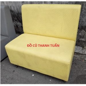 Thanh Lý Ghế Đôi Sofa Mới 90% Màu Vàng - BSFC80