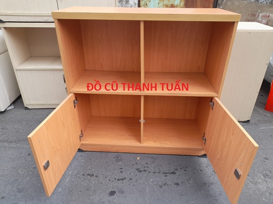 13-3 Thanh Lý Tủ Kệ Hồ Sơ 1M*1M Thấp Cũ Giá Rẻ - THSC245