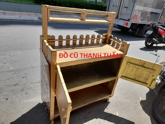 14-1 Xe Cafe Mang Đi 40Cm*1M Cao 1M Cũ Giá Rẻ - QC51