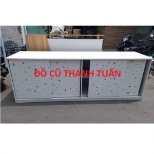 Tủ Hồ Sơ 4 Cửa Lùa 60Cm*2M3 Cao 80Cm Cũ - THSC236