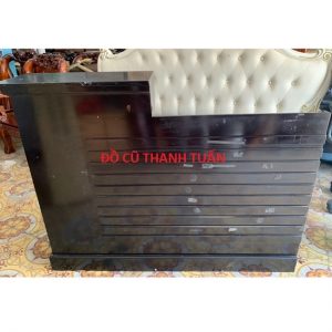 Quầy Gỗ Cũ Ngang 1m2 Hông 60cm Cao 1m1 - QC40